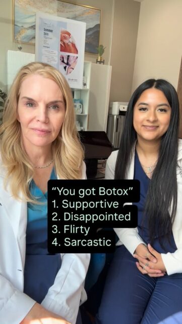 The phrase &ldquo;You got Botox&rdquo; can be a compliment, an accusation, or a pickup line depending on the tone. 😂

Tell me which voice was your favorite:
1️⃣ Supportive
2️⃣ Disappointed
3️⃣ Flirty
4️⃣ Sarcastic

👇 Vote in comments

#friscobeautynurse #friscomedspa #friscotx
