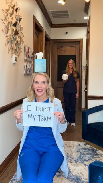 Don&rsquo;t worry&hellip; precision is reserved for patient care. 😆

So happy to put my trust in two people that make my days brighter.

My standards are high, and I trust them everyday with my vision of
BUILDING ON THE BEAUTY OF YOU 🥰

#highstandards #teamtrust #friscotexas #botoxnearme #friscoinfluencer